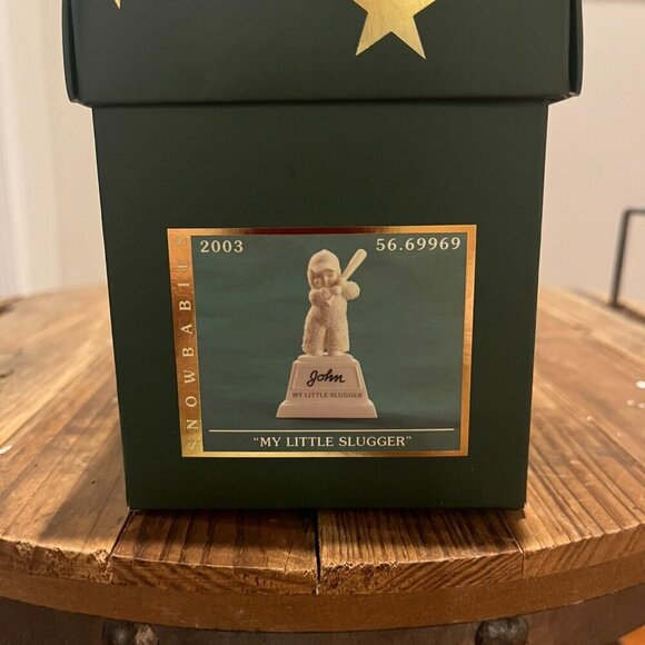 "My Little Slugger" Snowbabies by Department 56 - Picture 2 of 3